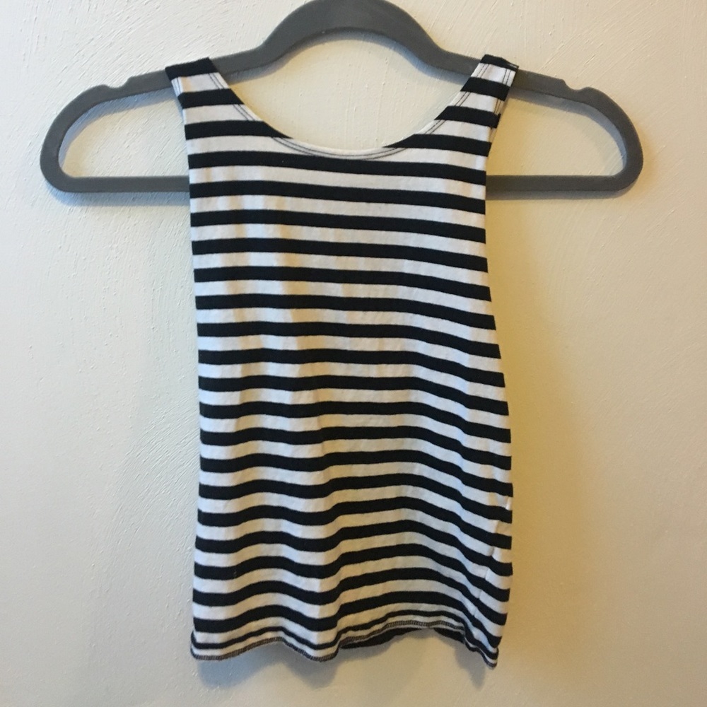 Striped Crop Top